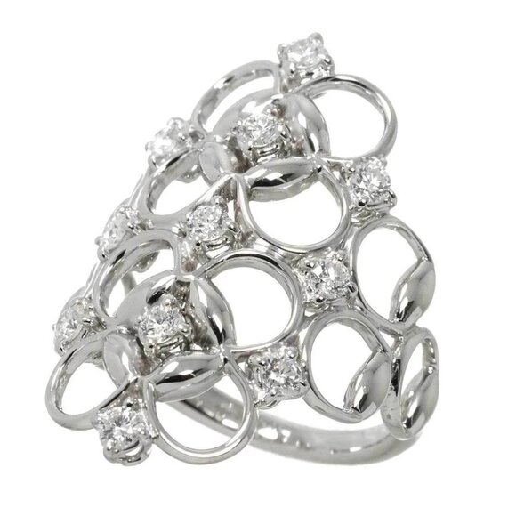 GUCCI Ring Diamond 18K K18 WG 750 size12 5.5-5.75(US) 90273759 - Picture 3 of 7